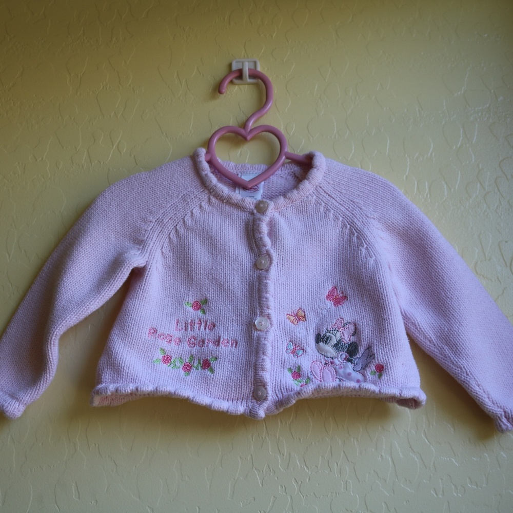 Minnie Mouse Little Rose Garden Sweater